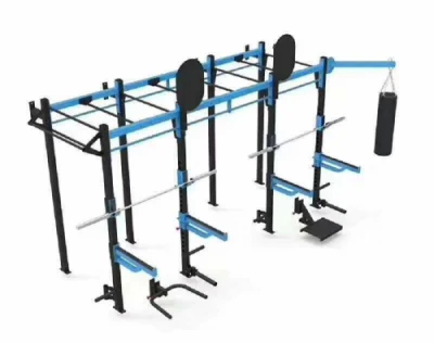 Máquina comercial de ginástica Cross Fit Rig Power Rack Equipamento ideal para uso em treinamento em grupo